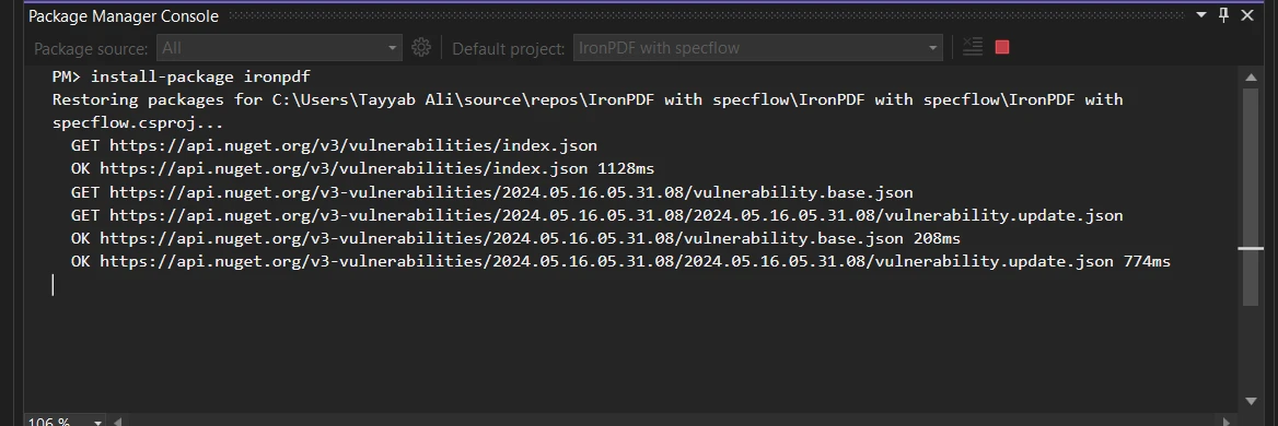 Specflow C# (How It Works For Developers): Figure 3