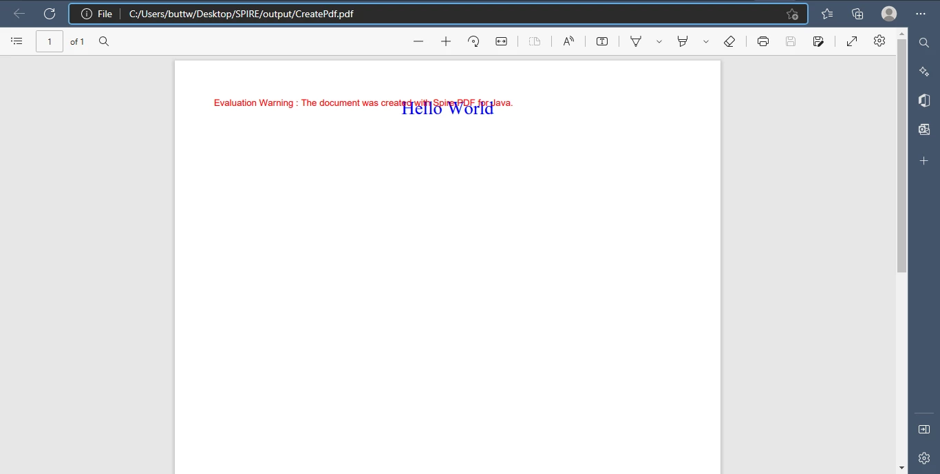 A Comparison of IronPDF and Spire.PDF for Java: Figure 10