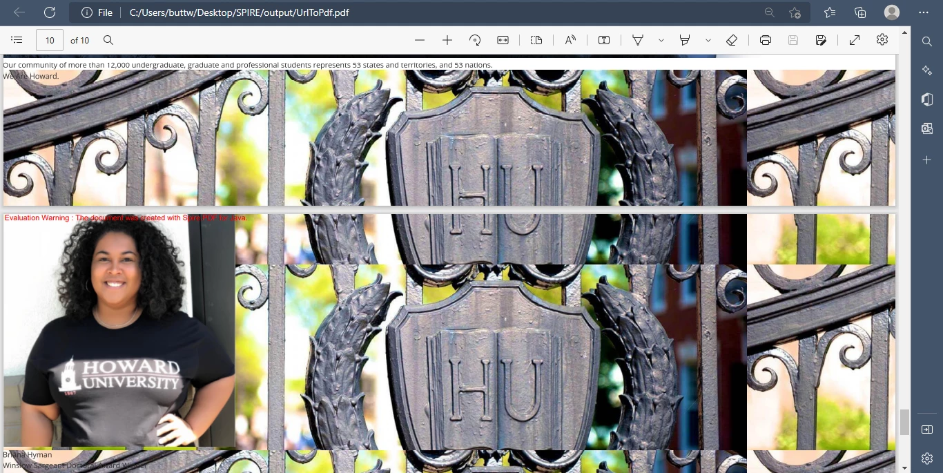 A Comparison of IronPDF and Spire.PDF for Java: Figure 12