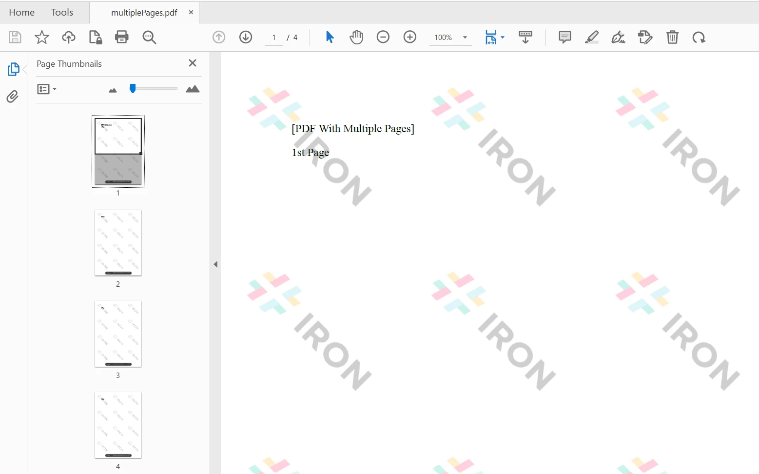 How to Split PDF Files in Java, Figure 1: Creating New PDFs with IronPDF