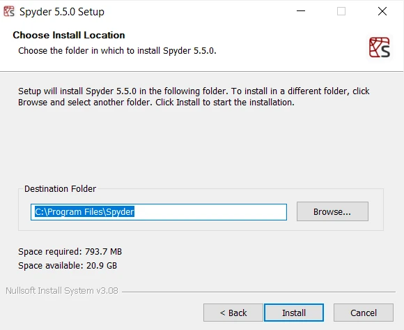 Spyder Python (How It Works For Developers): Figure 2 - Setup