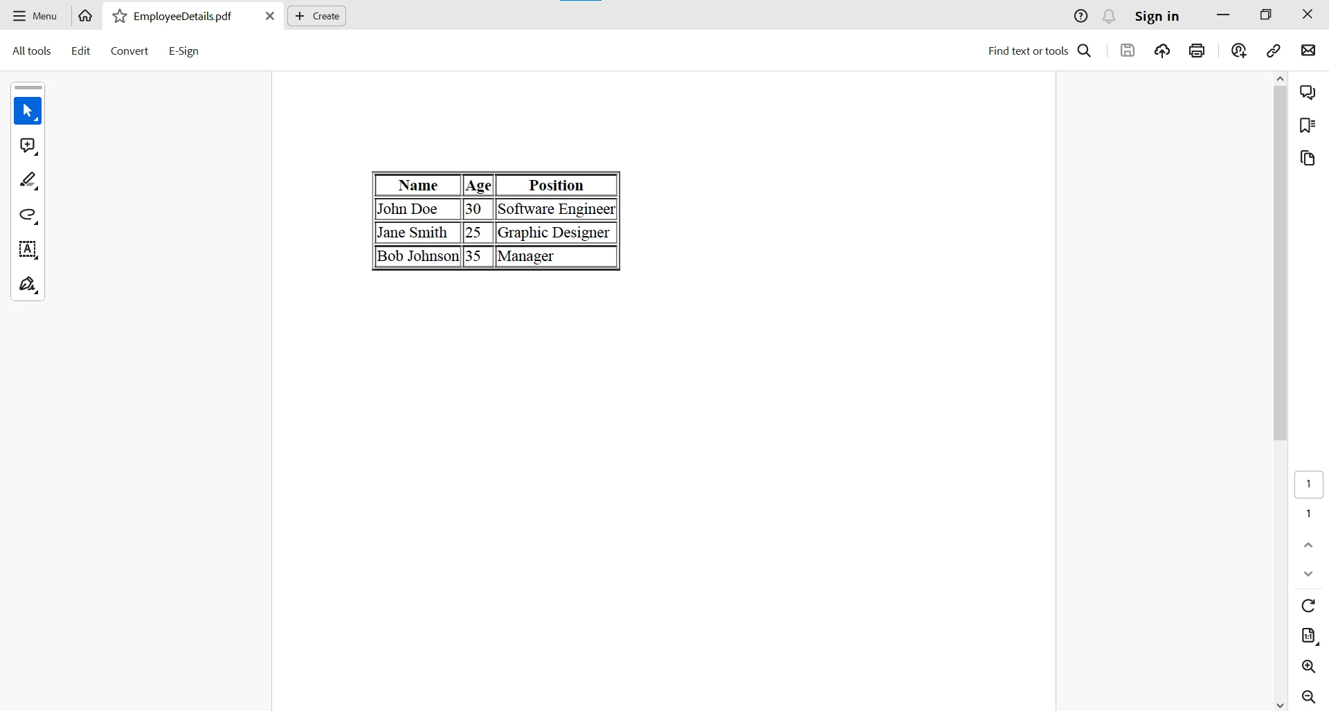 String.split Java (How It Works For Developers): Figure 3 - Employee Data Output