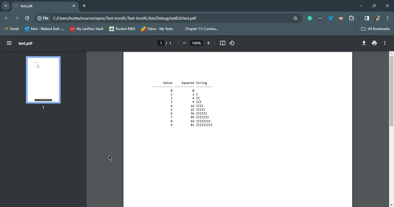 Test Console Application C# (How It Works For Developer): Figure 2 - Output of previous code