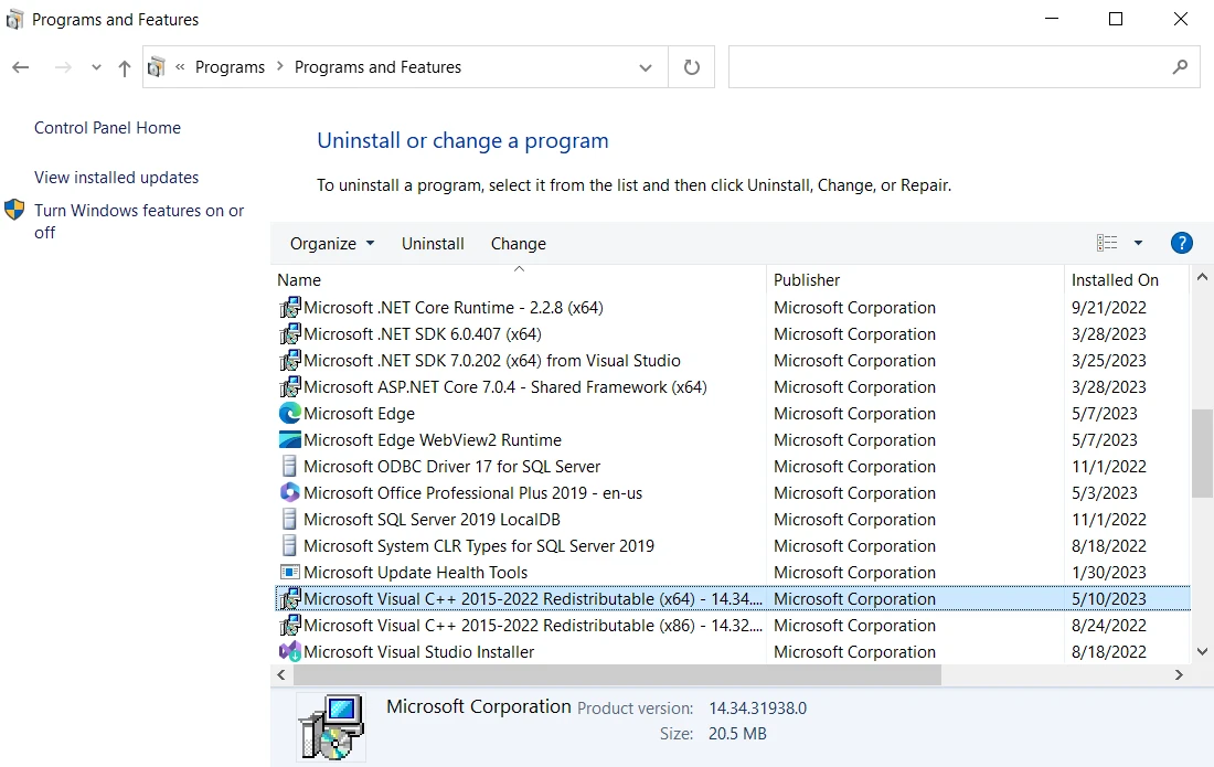 What is Visual C++ Redistributable: Figure 6