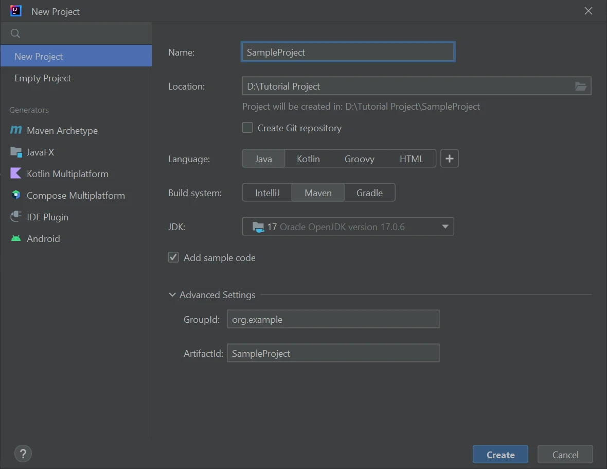 What is Maven in Java (How it Works Tutorial), Figure 2: Create a new Maven project