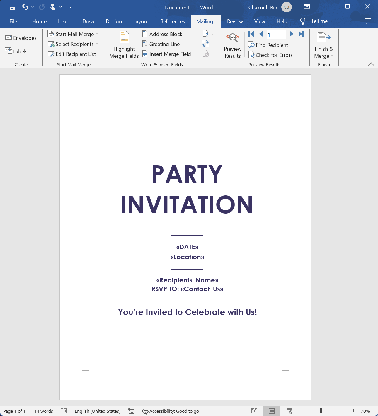 Microsoft Word Preview